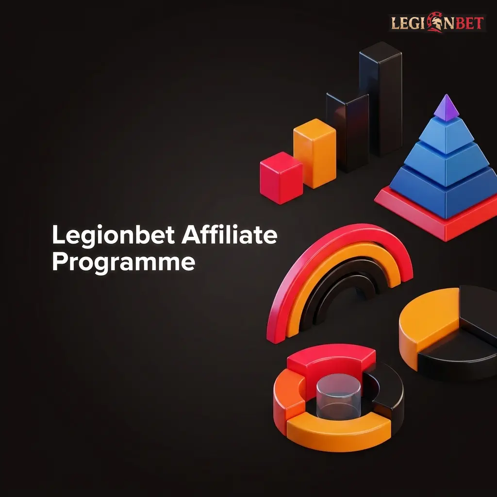 Legionbet affiliate programme dashboard showing referral links, commission structures and revenue share options for partners.