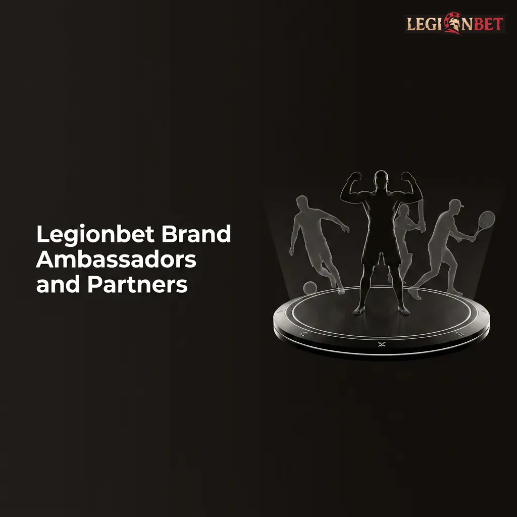 Legionbet casino brand ambassadors and sponsorship partners page showing no confirmed partnerships announced yet