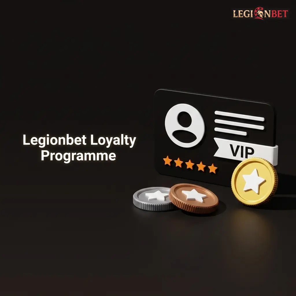 Legionbet loyalty programme tiers showing points, VIP rewards, and benefits for casino and sportsbook players